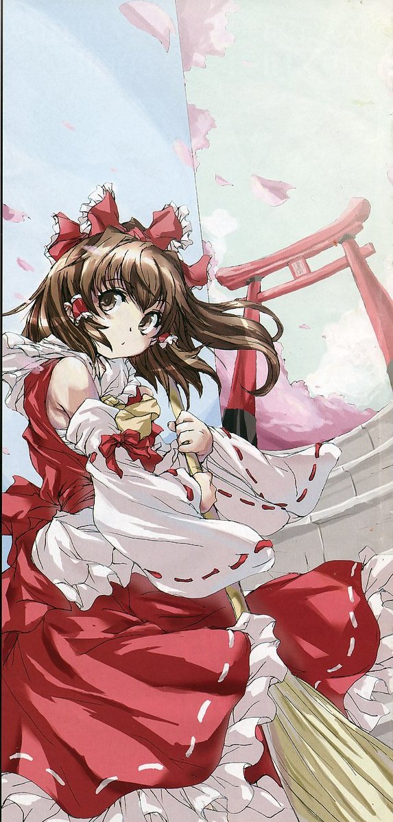 hakurei reimu (touhou and 2 more) drawn by matsukura_nemu