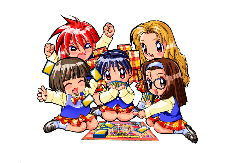 narusawa yui, maijima karen, minamikawa youko, mizuno tomomi, and tsuzuki kozue (doukyuusei and 1 more)