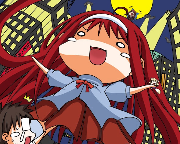 tohno akiha, kohaku, tohno shiki, and neco-arc (tsukihime and 1 more)