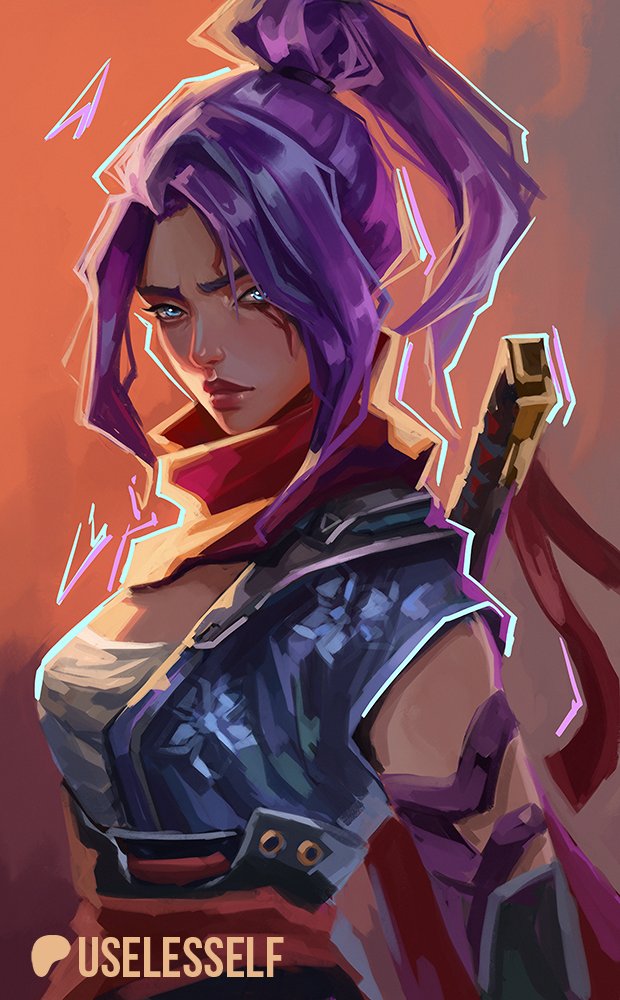 psylocke (marvel and 2 more) drawn by useless_elf