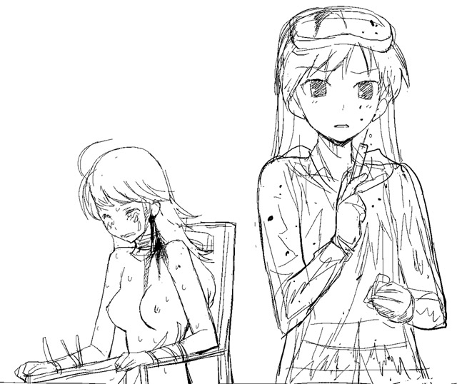 hoshii miki and kisaragi chihaya (idolmaster) drawn by a1_(initial-g)