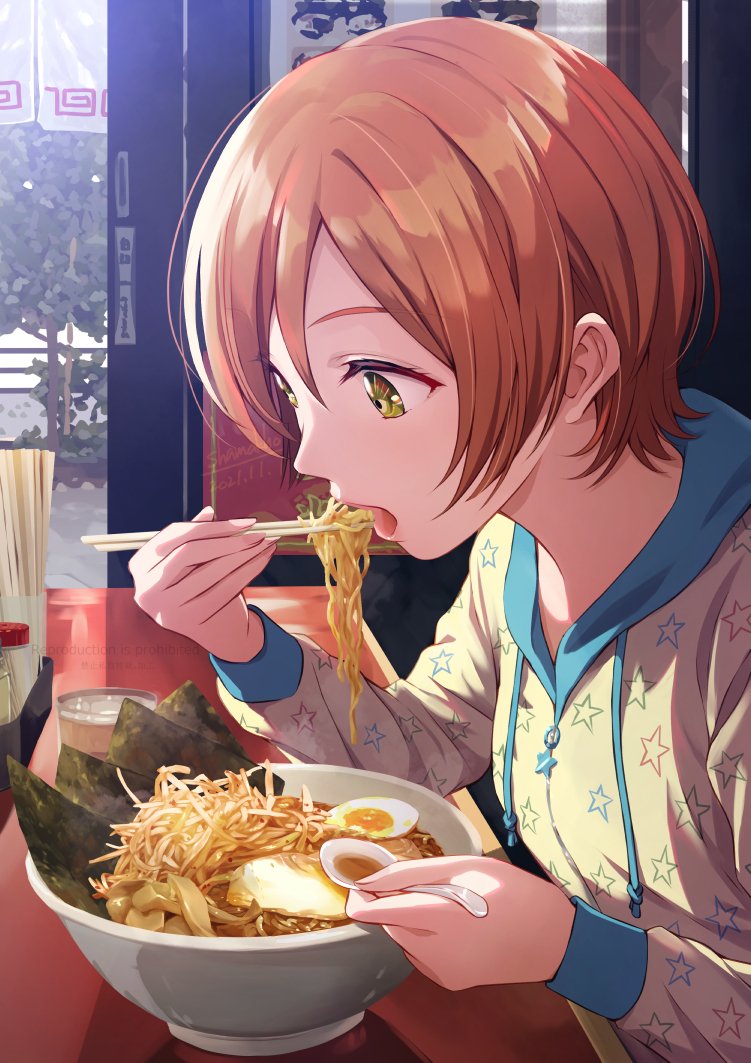 hoshizora rin (love live! and 1 more) drawn by shamakho