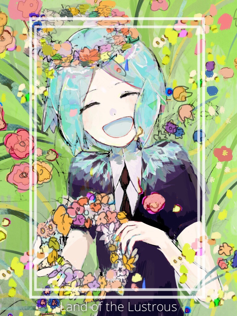 phosphophyllite (houseki no kuni) drawn by kazari_(kirin_blue)