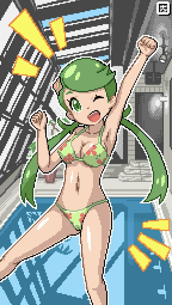 mallow (pokemon and 1 more) drawn by homu_c
