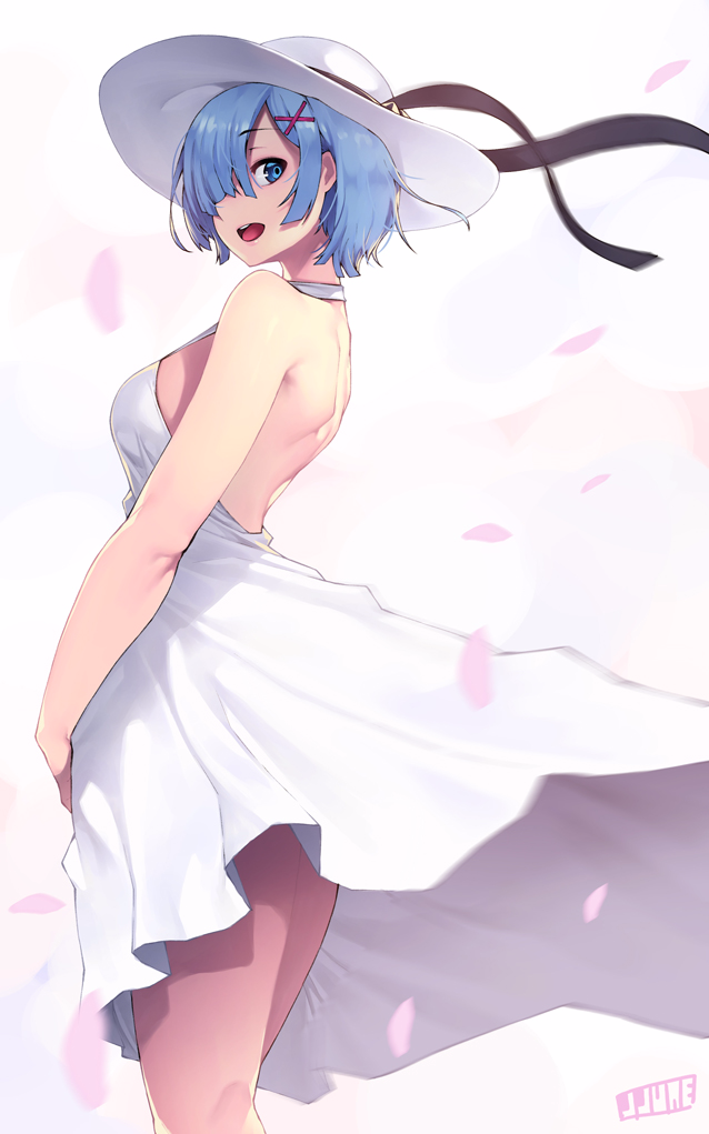 rem (re:zero kara hajimeru isekai seikatsu) drawn by jjune