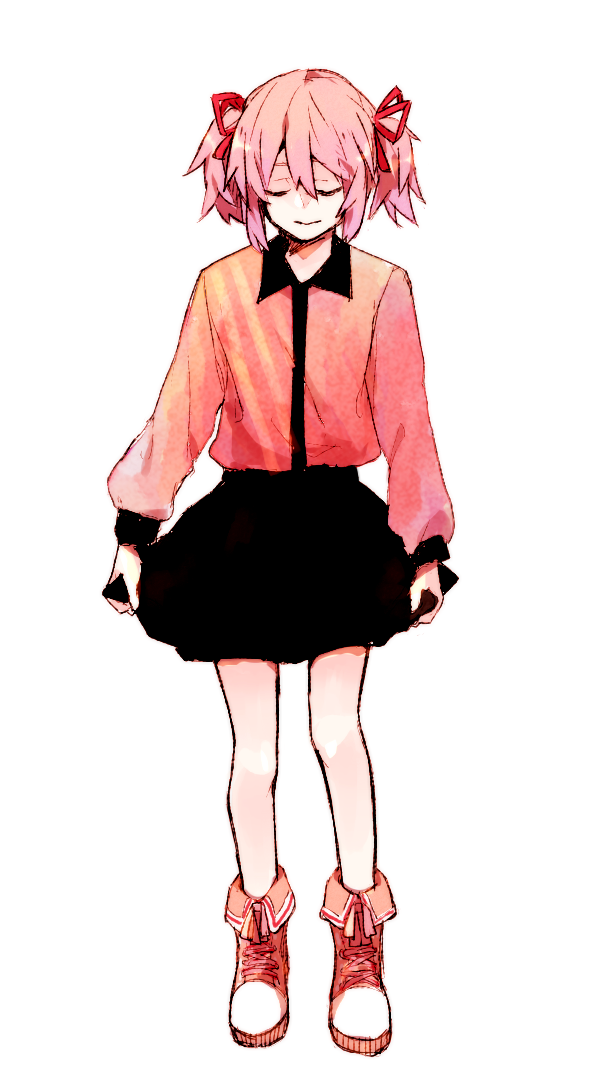 kaname madoka (mahou shoujo madoka magica) drawn by hanyae