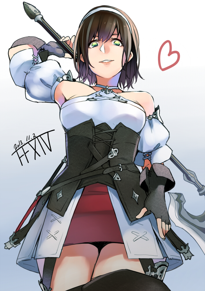 warrior of light (final fantasy and 1 more) drawn by retsuna