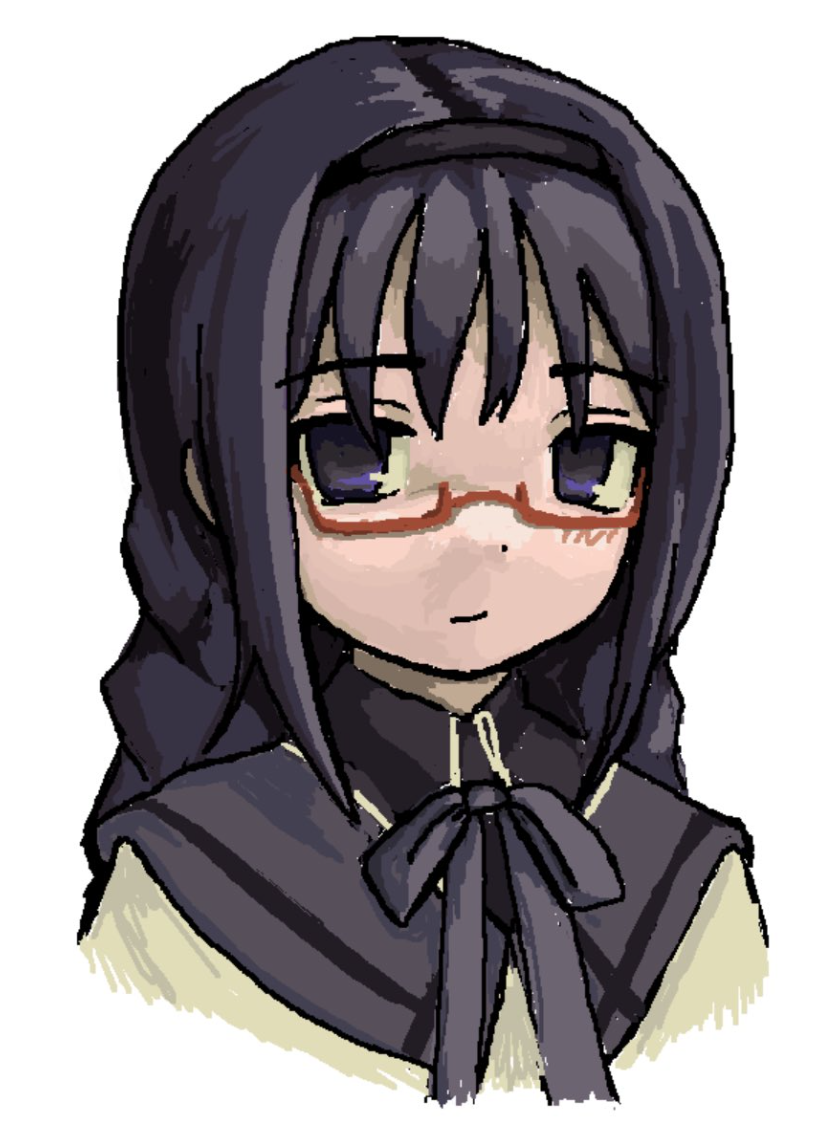 akemi homura (mahou shoujo madoka magica) drawn by zoolpal