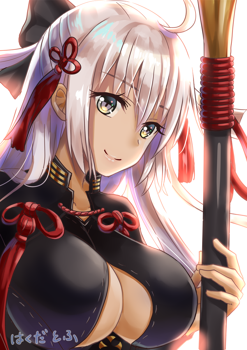 okita souji and okita souji alter (fate and 1 more) drawn by hakuda_tofu