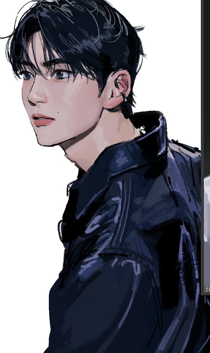 sung han-bin and zhang hao (real life and 1 more) drawn by haotmeal