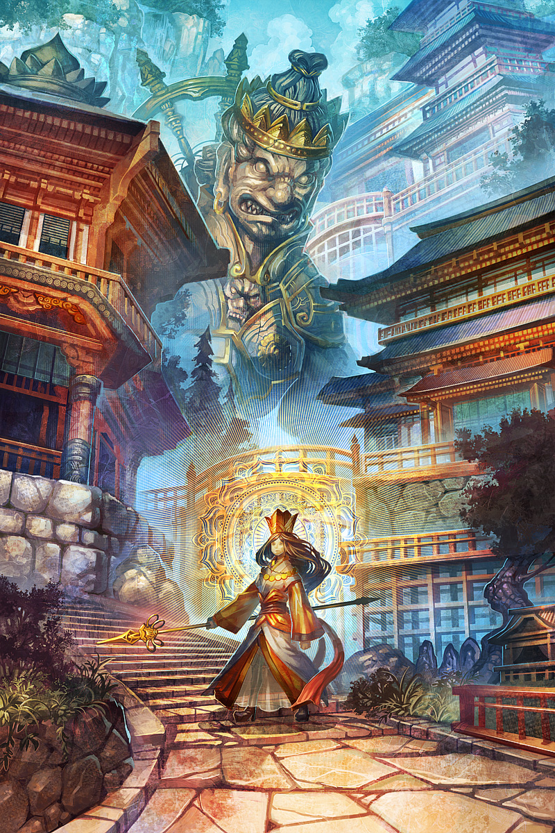 tang sanzang (original and 1 more) drawn by zounose