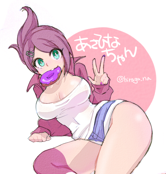 asahina aoi (danganronpa and 1 more) drawn by hiraga_na