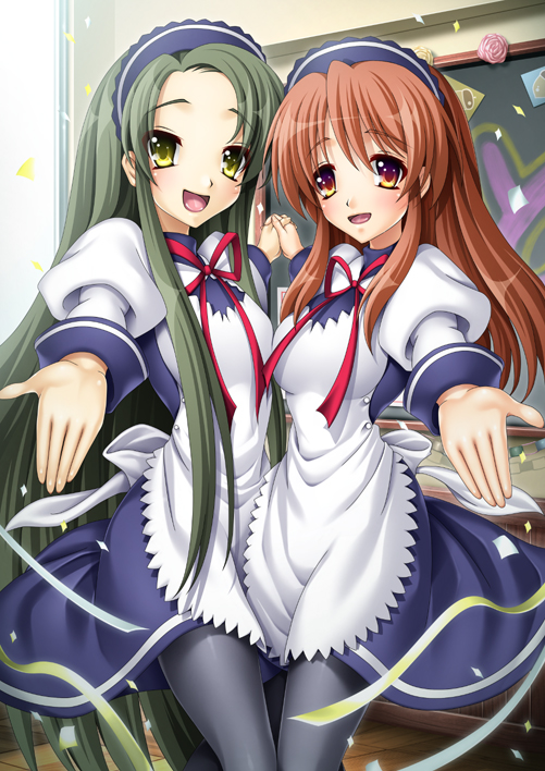 asahina mikuru and tsuruya (suzumiya haruhi no yuuutsu) drawn by 440_(straight440)