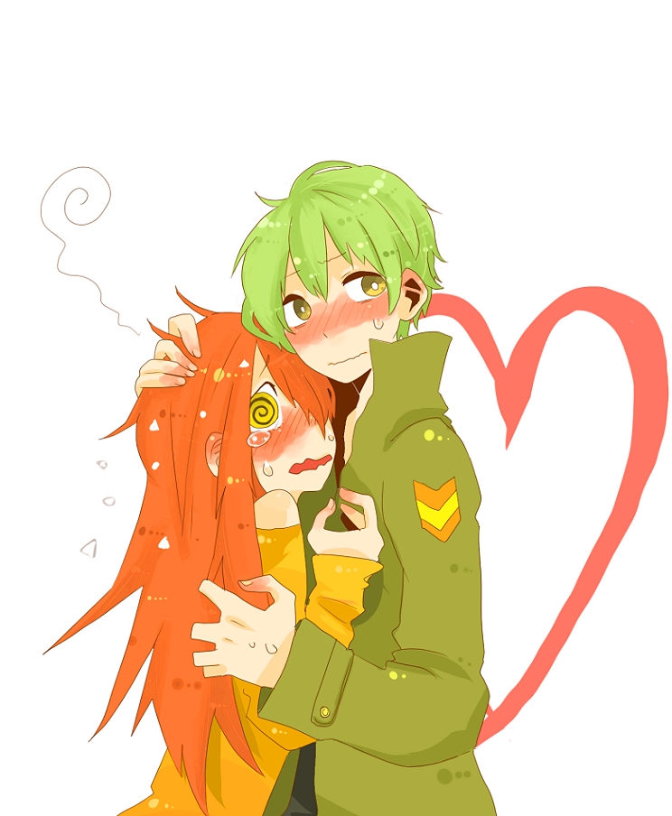flaky and flippy (happy tree friends) drawn by mokoto