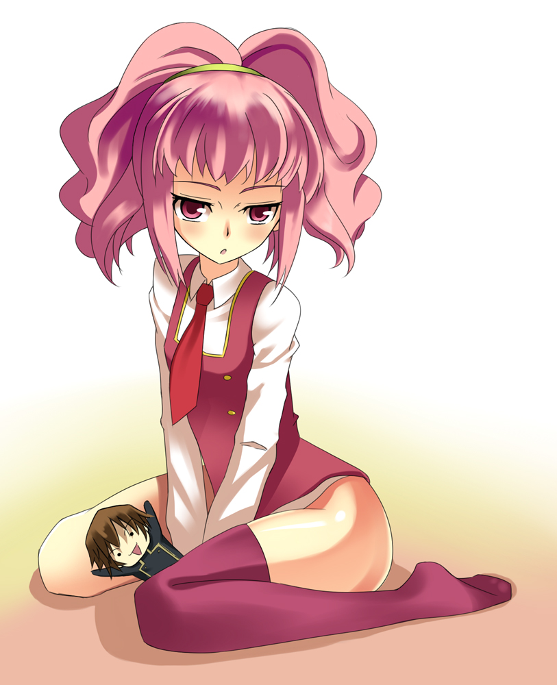 lelouch vi britannia and anya alstreim (code geass) drawn by gogochi