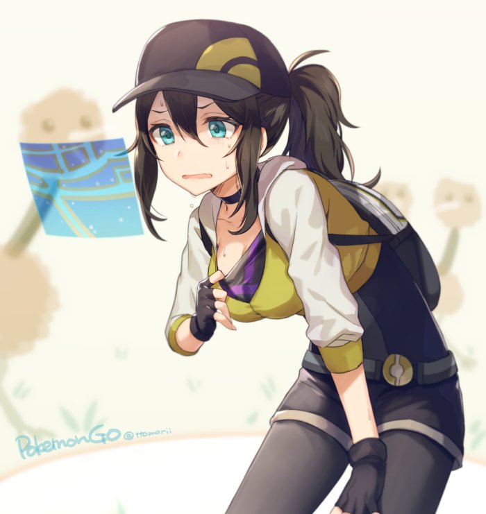 female protagonist and doduo (pokemon and 1 more) drawn by tomari_(veryberry00)
