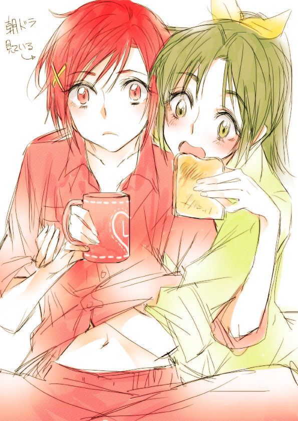 midorikawa nao and hino akane (precure and 1 more) drawn by tima