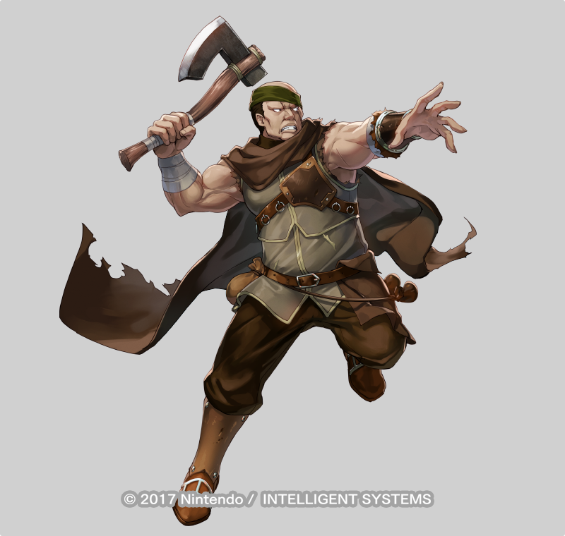brigand boss (fire emblem and 2 more) drawn by dai-xt