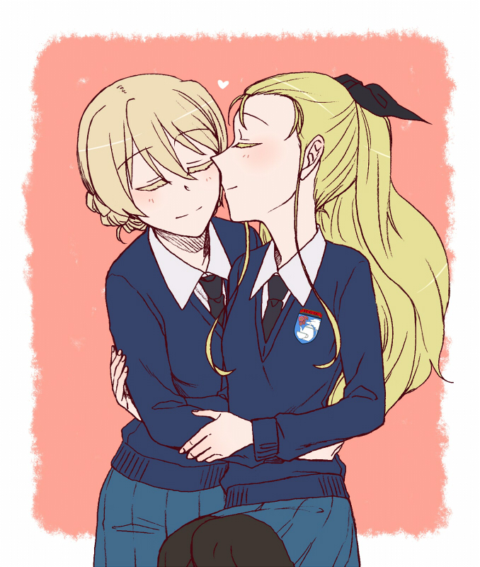 darjeeling and assam (girls und panzer) drawn by torinone