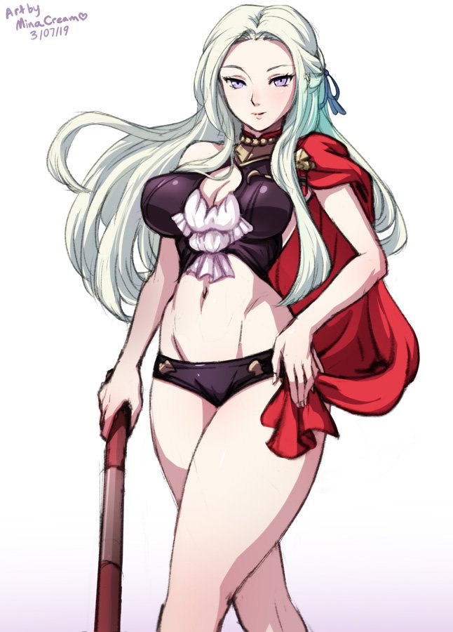 edelgard von hresvelg (fire emblem and 1 more) drawn by mina_cream