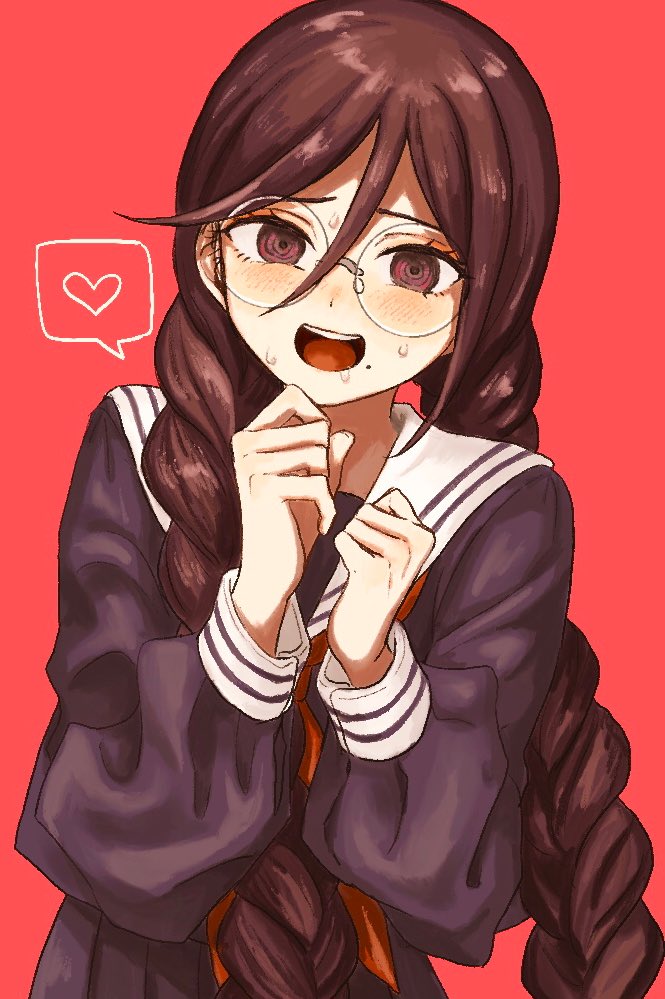 fukawa toko (danganronpa and 1 more) drawn by renshu_usodayo