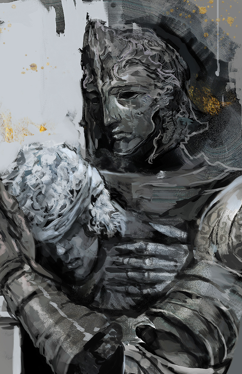 d hunter of the dead (elden ring) drawn by saprophilous