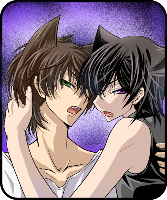 lelouch vi britannia and kururugi suzaku (code geass) drawn by touya_(roukaku)
