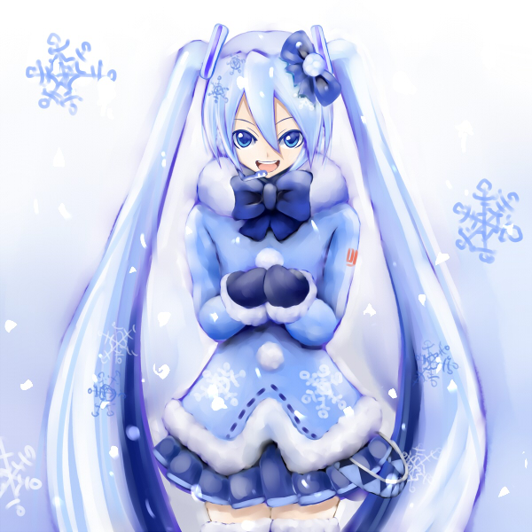 hatsune miku and yuki miku (vocaloid) drawn by 2_abrage