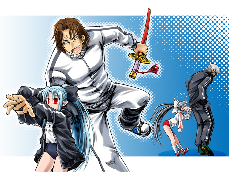 len, white len, k', and kagami shinnosuke (the king of fighters and 4 more) drawn by inusurvivor