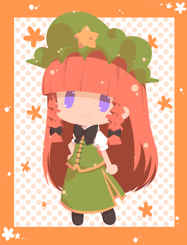 hong meiling (touhou) drawn by mori_no_kaeru