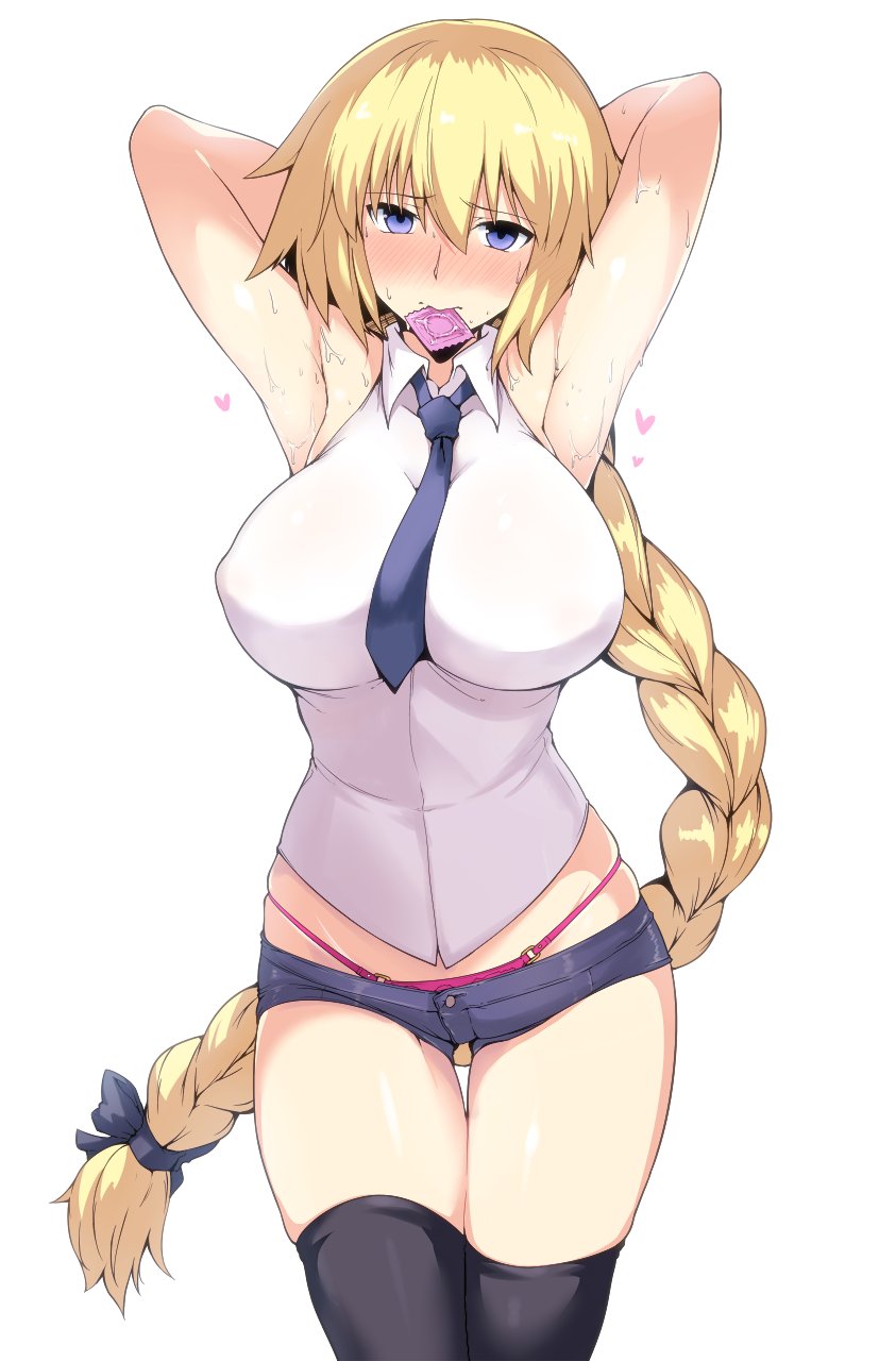 jeanne d'arc (fate and 2 more) drawn by halcon