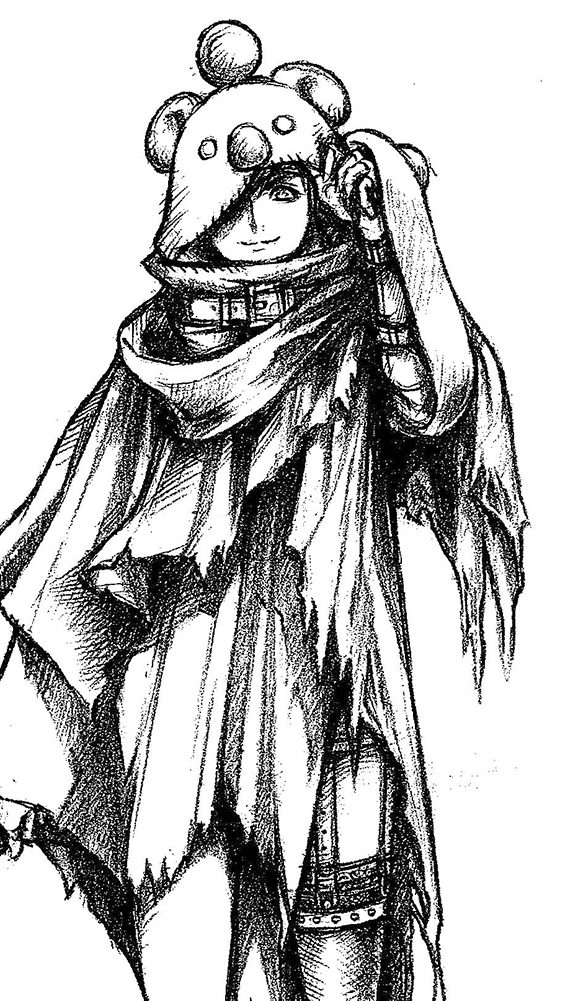 yuffie kisaragi (final fantasy and 2 more) drawn by nomura_tetsuya
