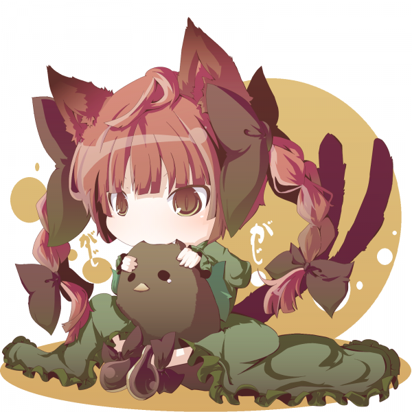 kaenbyou rin and reiuji utsuho (touhou) drawn by doromizu