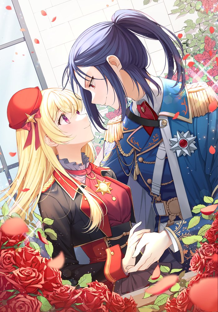 shirasagi chisato and seta kaoru (bang dream!) drawn by minori_(faddy)