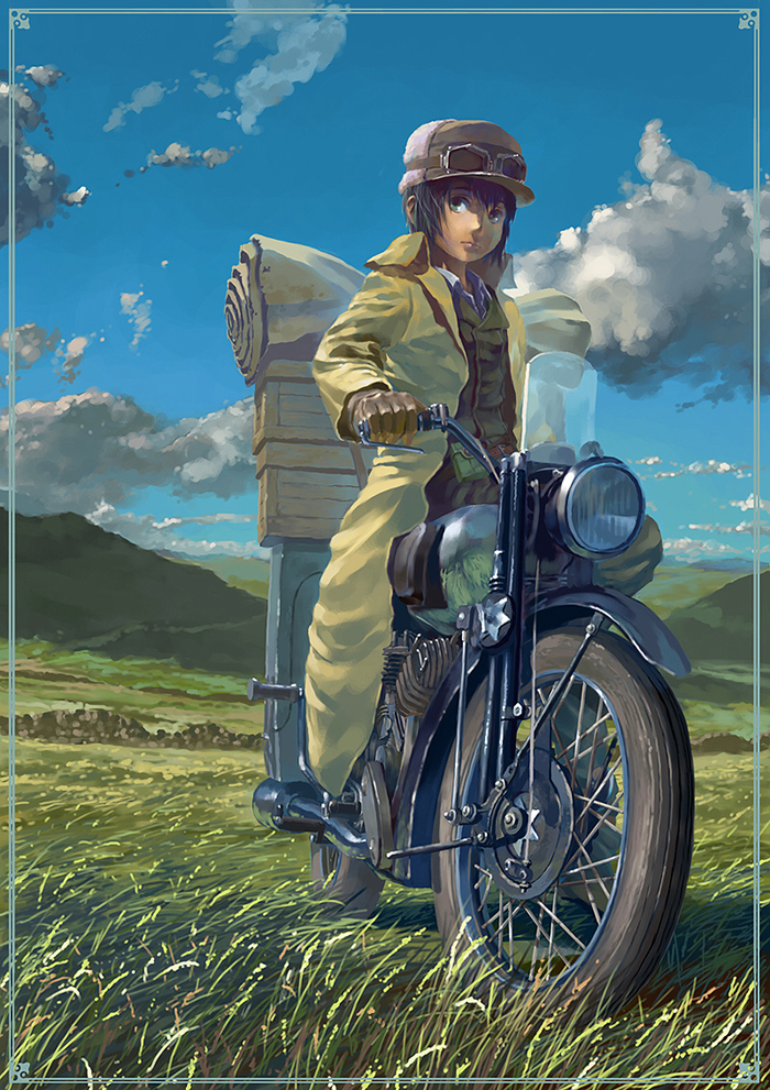 kino and hermes (kino no tabi) drawn by reise