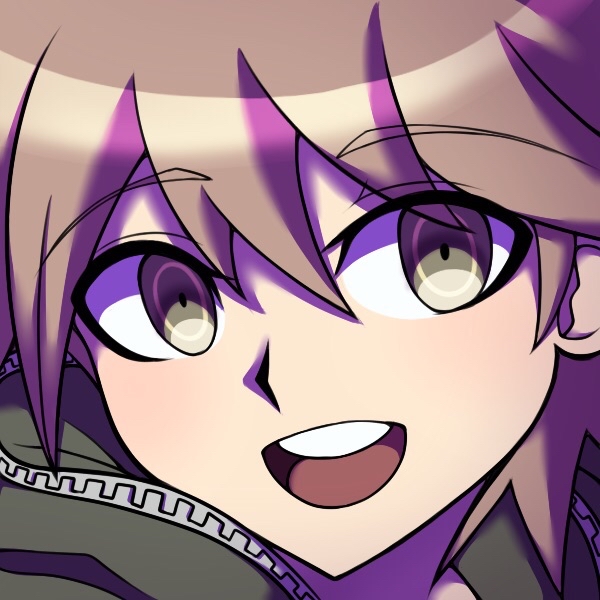 naegi makoto (danganronpa and 1 more) drawn by inglebard