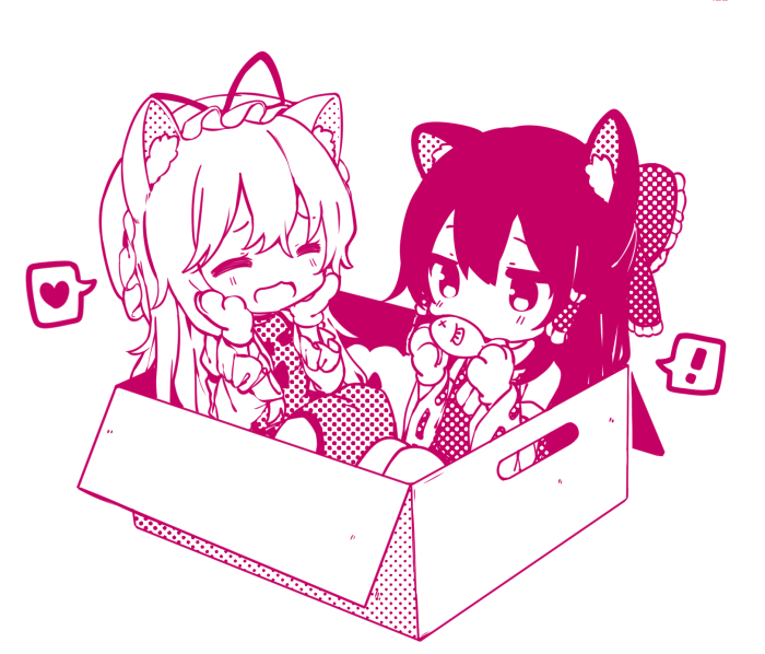 hakurei reimu and yakumo yukari (touhou) drawn by shnva