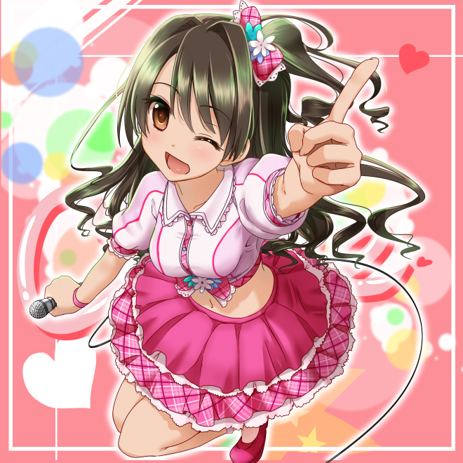 shimamura uzuki (idolmaster and 1 more) drawn by komore