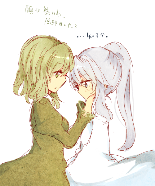 mononobe no futo and soga no tojiko (touhou) drawn by tama_(soon32281)