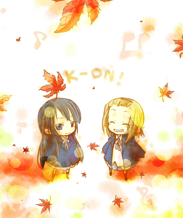 akiyama mio and tainaka ritsu (k-on!) drawn by eerr