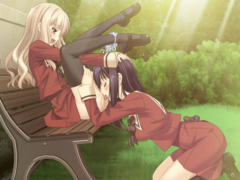 kawamura reo and sawaguchi mai (sono hanabira ni kuchizuke wo) drawn by kani_biimu