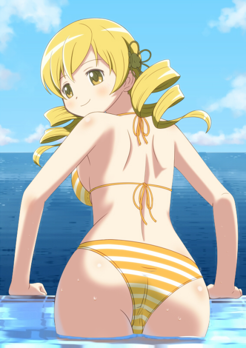 tomoe mami (mahou shoujo madoka magica) drawn by cap_(dkdm-d) and kaze_(kazesan)