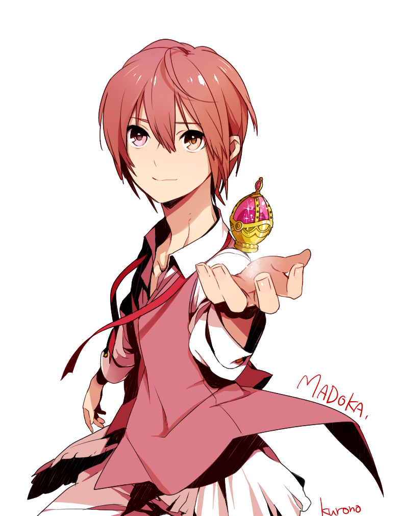 kaname madoka (mahou shoujo madoka magica) drawn by kurono_yuu