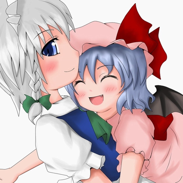 remilia scarlet and izayoi sakuya (touhou) drawn by madhand