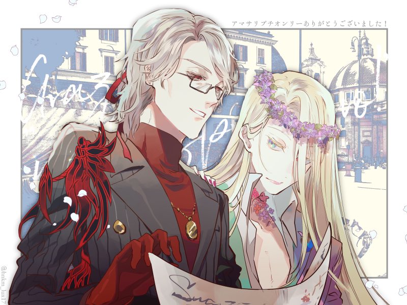 antonio salieri and wolfgang amadeus mozart (fate and 1 more) drawn by hinoe_(right-hnxx03)