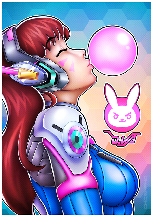 d.va (overwatch and 1 more) drawn by toni_hoang_nguyen