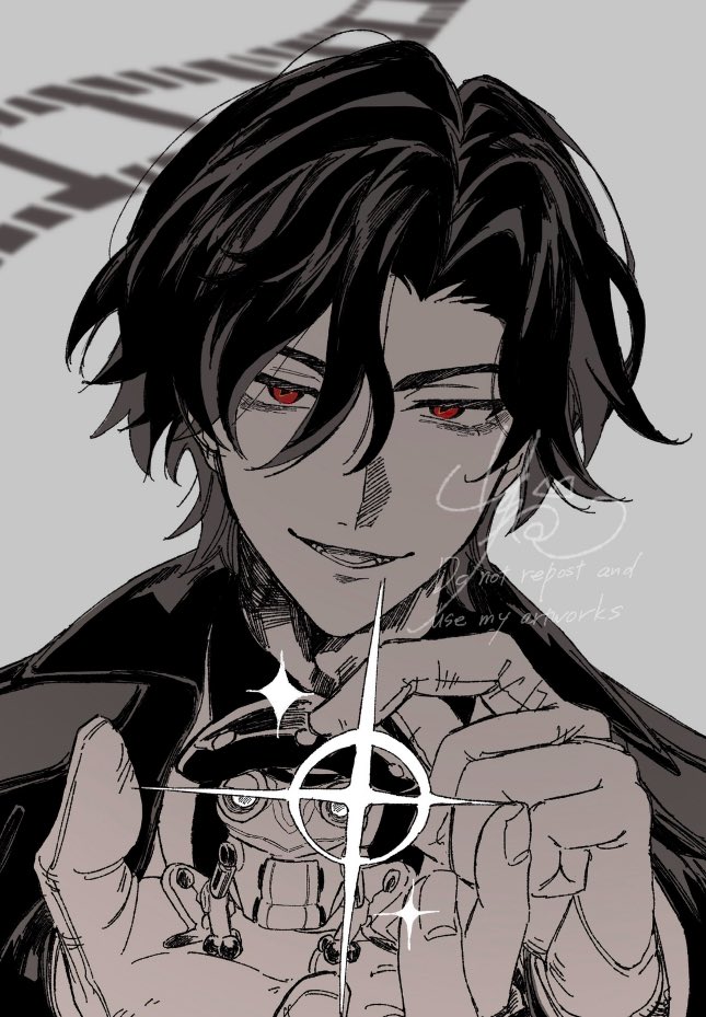 mr. reca (honkai and 1 more) drawn by yamaneko_(1074)