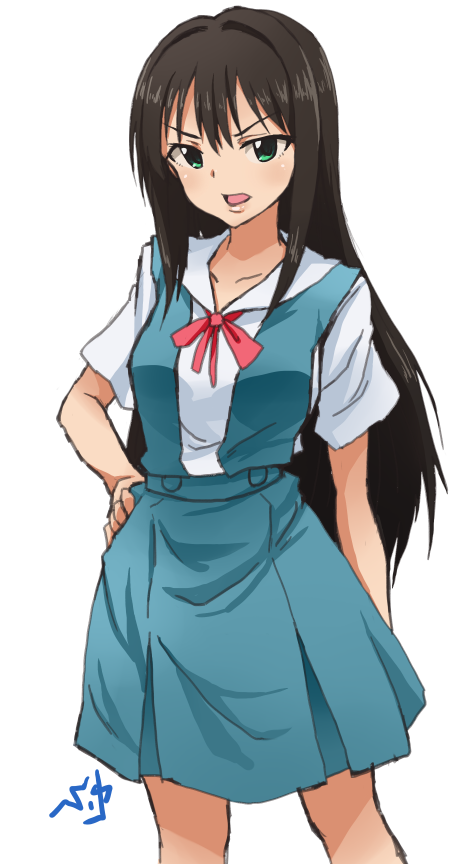 shibuya rin (idolmaster and 2 more) drawn by shift_(waage)