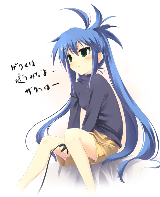 izumi konata (lucky star) drawn by satomi_(black_scarecrow)