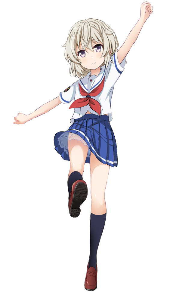 tateishi shima (high school fleet) drawn by abe_kanari